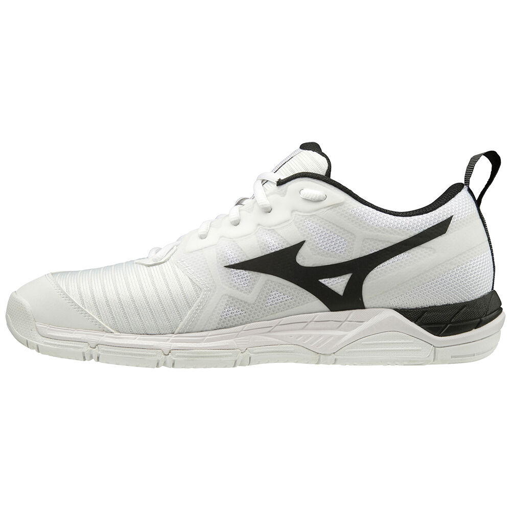 Mizuno Wave Supersonic 2 Férfi Röplabda Cipő Fehér/Fekete GBD083647